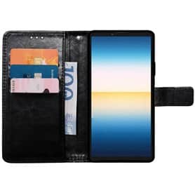 Handyhülle 3-Karten Sony Xperia 10 IV - Schwarz