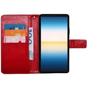 Handyhülle 3-Karten Sony Xperia 10 IV - Rot