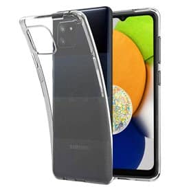 Silikonikotelo läpinäkyvä Samsung Galaxy A03