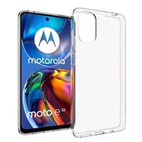 Clear Silicone Case Motorola Moto E32