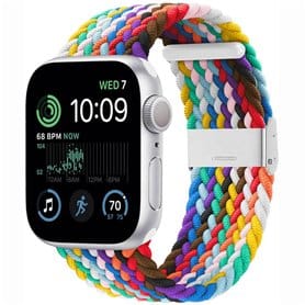 Geflochtenes Elastisches Armband Apple Watch SE 2022 44mm - prideedition