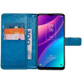 Mobile wallet 3-card TCL 30SE - Lightblue