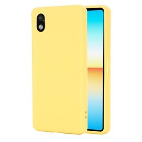 Liquid silicone case Sony Xperia Ace 3 - Yellow