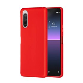 Liquid silicone case Sony Xperia 10 II - Red