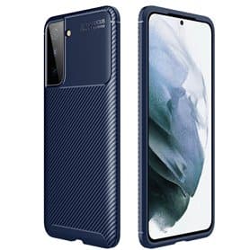 Carbon silikone cover Samsung Galaxy S23 Plus - Blå