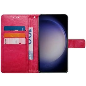 Handyhülle 3-Karten Samsung Galaxy S23 Plus - Rosa