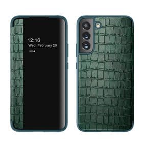 Crocodile FlipCover Samsung Galaxy S23 Plus - Grün