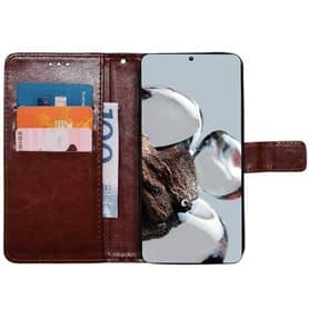 Mobile wallet 3-card Xiaomi 12T - Brown