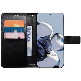 Wallet cover 3-kort Xiaomi 12T Pro - Sort