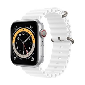 RIB Sport Armband Apple Watch 6 (40mm) - Vit