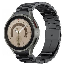 Armbånd RSF Stål No-Gap Samsung Galaxy Watch 4 Classic (46mm) - Svart