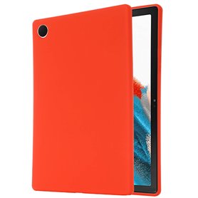 Liquid silicone case Samsung Galaxy Tab A8 10.5 (2021) - China Red