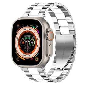 Armband rostfritt stål Apple Watch Ultra (49mm) - Silverwhite