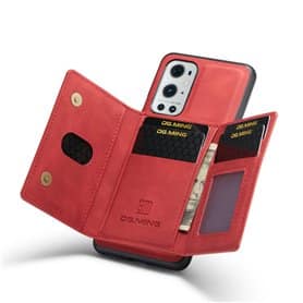 DG-Ming M2 2in1 Handyhülle OnePlus 9 Pro - Rot