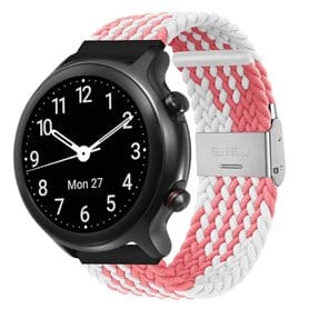 Braided Elastic Bracelet Samsung Galaxy Watch 4 (40mm) - pinkwhite
