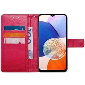 Wallet cover 3-kort Samsung Galaxy S23 Plus - Lyserød