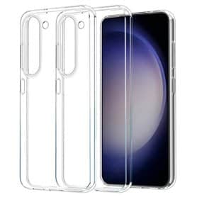 2-Pak silikonhülle transparent Samsung Galaxy S23