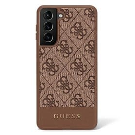 Guess Hardcase 4G stripe collection Samsung Galaxy S23 - Brun