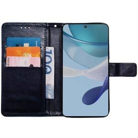 Wallet cover 3-kort Motorola Moto G53 - Mørkeblå