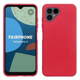 Silikone cover Fairphone 4 - Rød