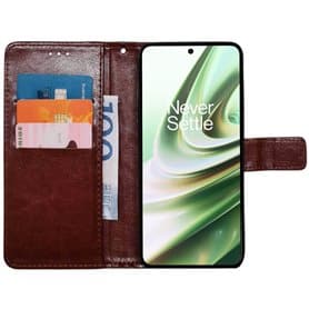 Wallet cover 3-kort OnePlus Nord CE 3 - Brun