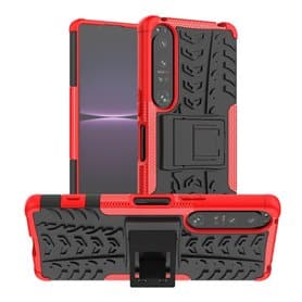 Kickstand silicone case Sony Xperia 1 IV - Red