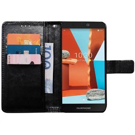 Mobile wallet 3-card Fairphone 3 Plus - Black