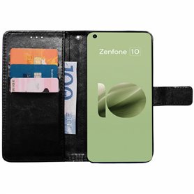Wallet cover 3-kort Asus Zenfone 10 - Sort