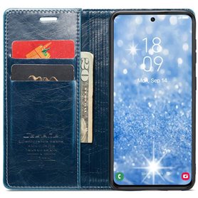 CaseMe Lommebok 3-kort Samsung Galaxy S23 FE - Blå