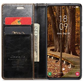 CaseMe Lommebok 3-kort Samsung Galaxy S23 FE - Brun