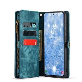 Multi Wallet CaseMe 11-kort Samsung Galaxy S23 FE - Blå