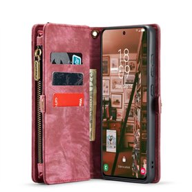 Multi Wallet CaseMe 11-kort Samsung Galaxy S23 FE - Rød