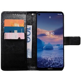 Plånboksfodral 3-kort Nokia XR21 - Svart