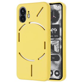 Liquid silicone case Nothing Phone (2) - Yellow