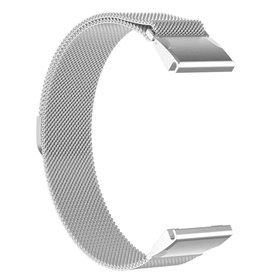 Milanese watchband Garmin Quatix 6 - Silver