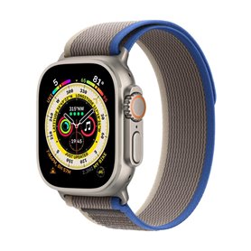 Tactik nylon klockarmband Apple Watch Ultra 2 (49mm) - Blueroom grey