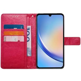 Lompakkokotelo 3-kortti Samsung Galaxy A05s - Vaaleanpunainen