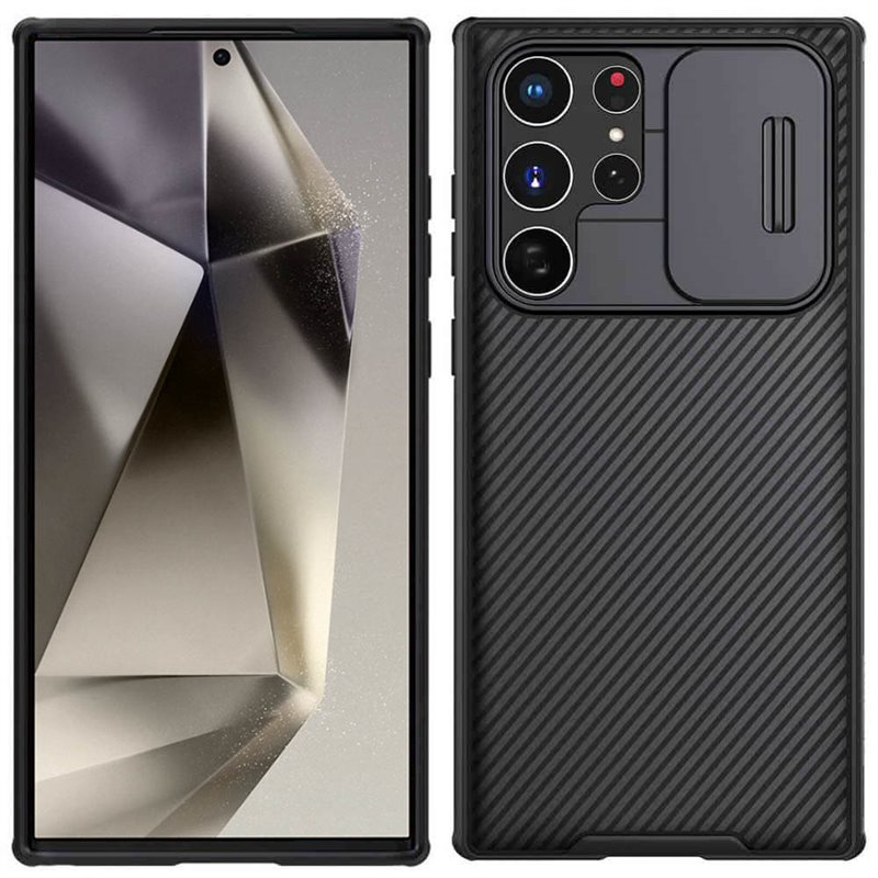 Für Samsung Galaxy S24 Ultra Hülle mit Diakamera-Abdeckung, Galaxy