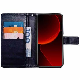 Wallet cover 3-card Xiaomi 14 - Darkblue