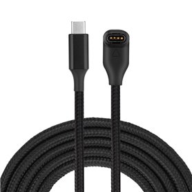 Charging Cable Ladekabel Data-Sync 90° USB-C Garmin Vivomove Sport 