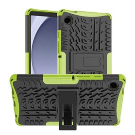 Stødbestandigt cover med stativ Samsung Galaxy Tab A9 - Grøn