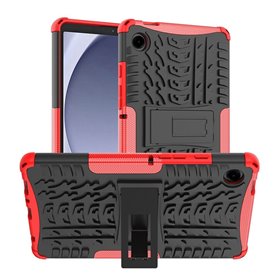 Stødbestandigt cover med stativ Samsung Galaxy Tab A9 - Rød