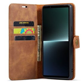 Wallet DG-Ming 2i1 Sony Xperia 1 VI - Brun
