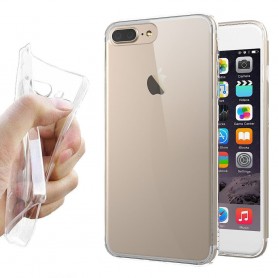 Apple iPhone 7/8 silikonikotelo, läpinäkyvä kannettava kuori