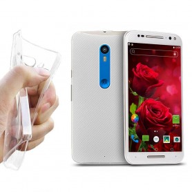 Motorola Moto X Play Silikon skal Transparent
