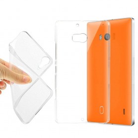 MS Lumia 929/930 silikonetui gjennomsiktig