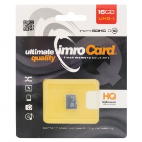 IMRO Micro SDHC minnekort 16 GB klasse 10