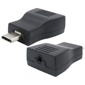 Adapter USB Typ C Hane till 3.5mm Audio Hona