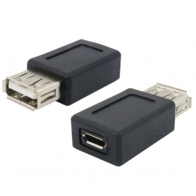 Adapter USB A Female til USB B Micro Female