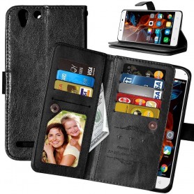 Mobil lommebok Double Flip Flexi 8-kort Lenovo Vibe K5, K5 Plus